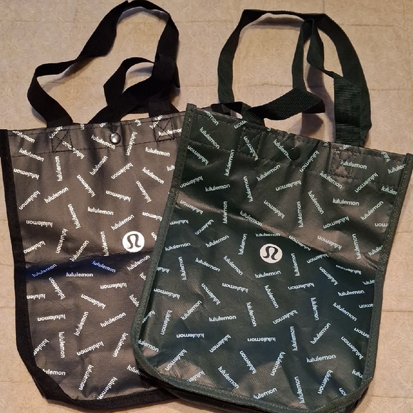 lululemon athletica Other - lululemon athletica Black and Dark Green Tote Bags